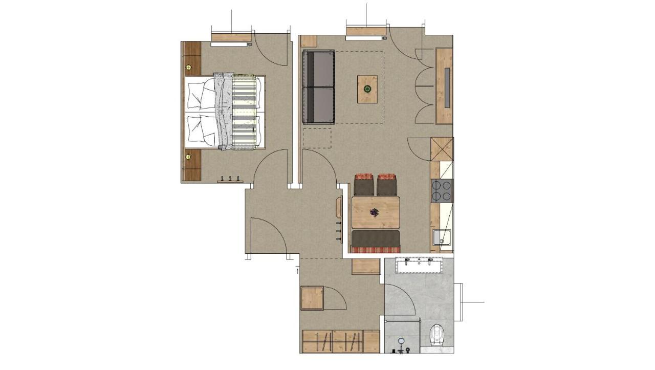 Apartments & Garni Alpenrose 오베르타우에른 외부 사진